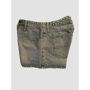 Size 9 Women/Junior Shorts L.E.I. Short Shorts Booty Denim 5 Pocket Med Wash GUC